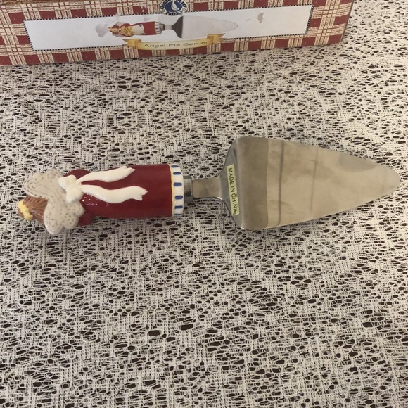 Goose Berry Patch Angel Pie Server Fresh-Baked With Love Holiday Christmas - Picture 9 of 9